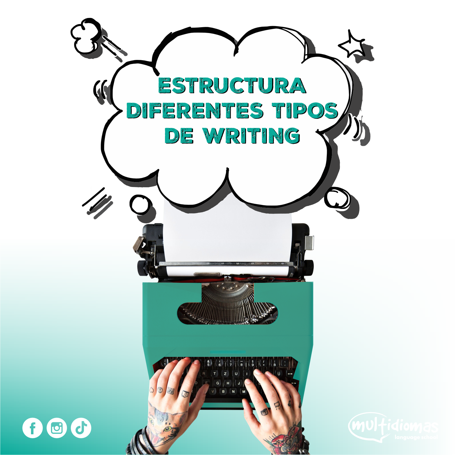 Un regalo que te va a gustar: Estructuras de los diferentes tipos de “writing”