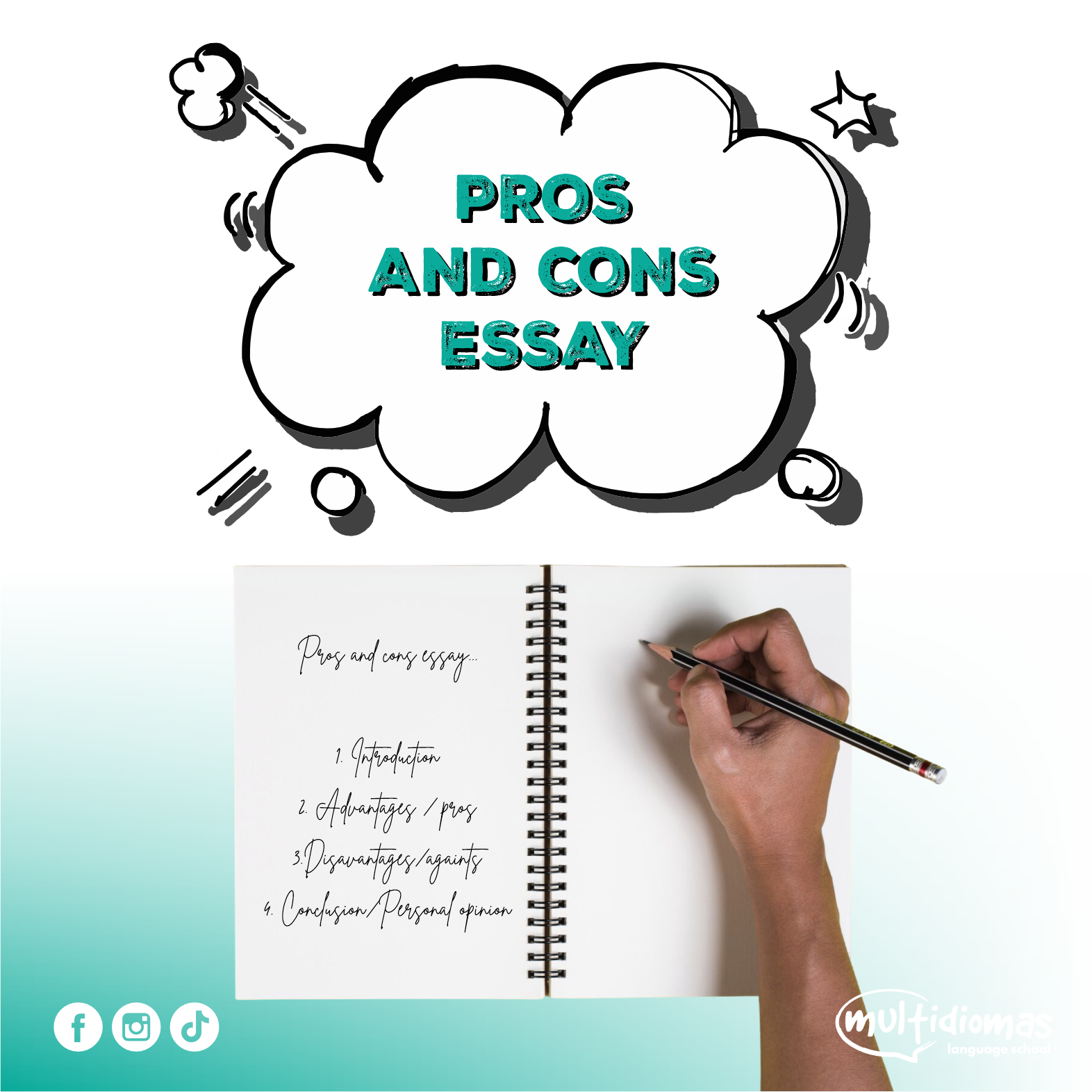 PROS AND CONS ESSAY. Si sabes que siempre “cae”, ¿A qué esperas para prepararlo bien??? PROS AND CONS ESSAY. Si sabes que siempre “cae”, ¿A qué esperas para prepararlo bien???